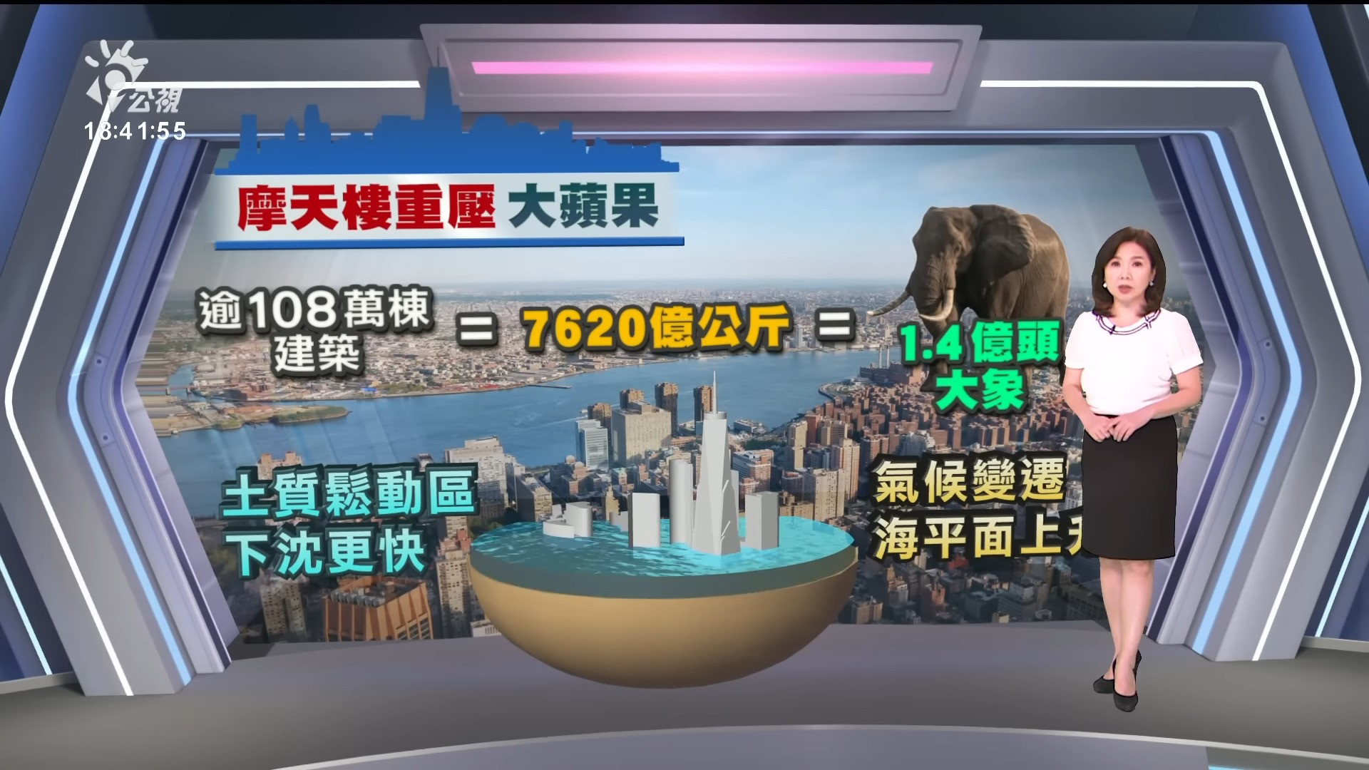 2023/05/30 公視新聞全球話｜紐約大樓林立致地層下陷 恐面臨海水倒灌