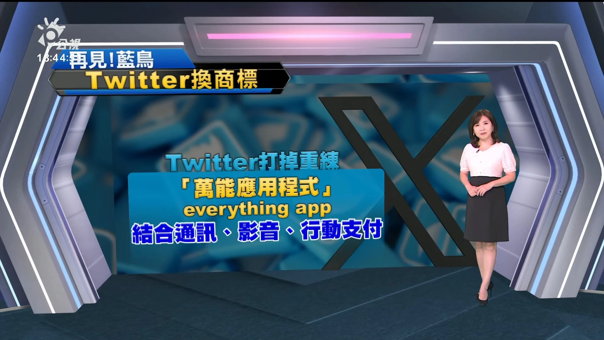 2023/07/25 公視新聞全球話｜招牌藍鳥飛了，馬斯克拍板推特換新標誌「Ｘ」