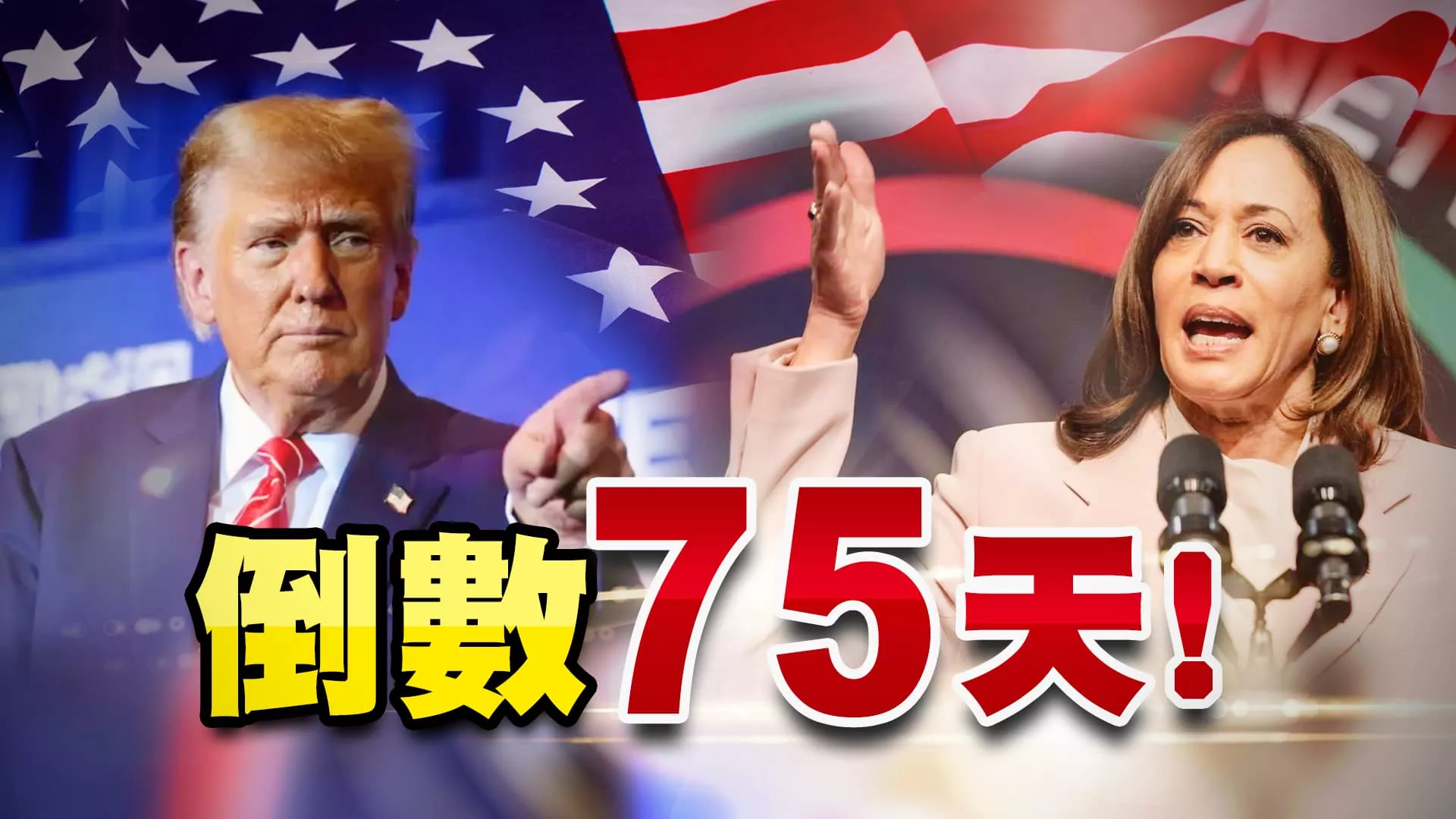 民主黨提名！賀錦麗、華茲對戰共和黨川普、范斯！