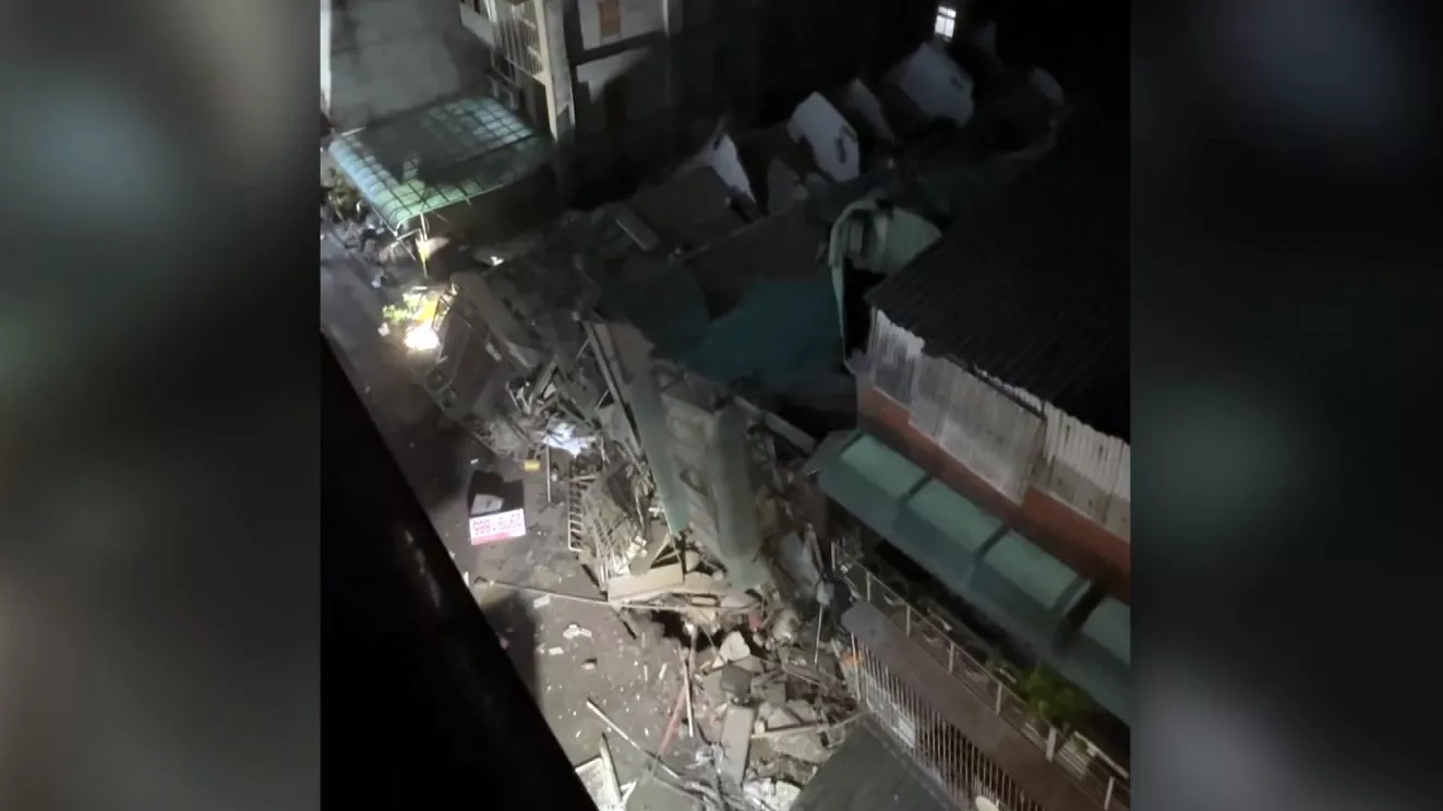 Proyek konstruksi Distrik Sanchong sebabkan rumah di sekitarnya miring, ambruk