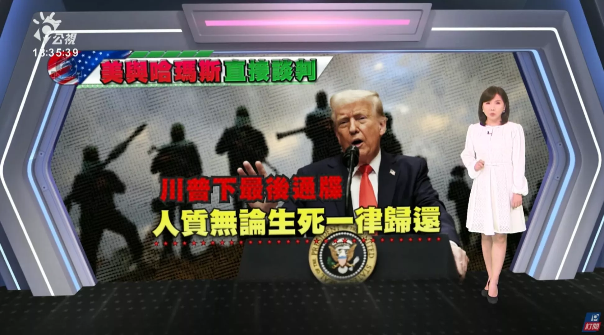 20250306｜打破慣例與恐怖組織祕密接觸，美證實與哈瑪斯密談、川普要求釋放人質