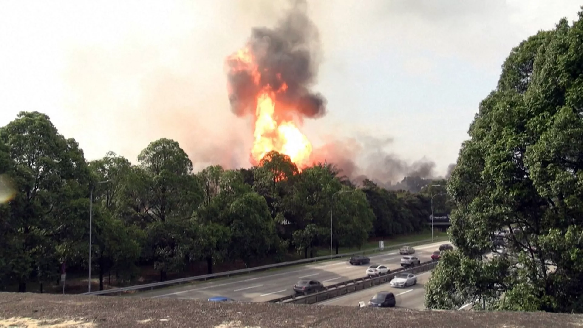 Ledakan pipa gas di Malaysia picu kebakaran besar, 145 orang terluka