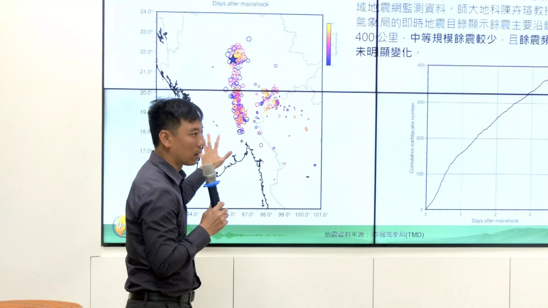 Động đất Myanmar không gây nguy cơ cho Đài Loan