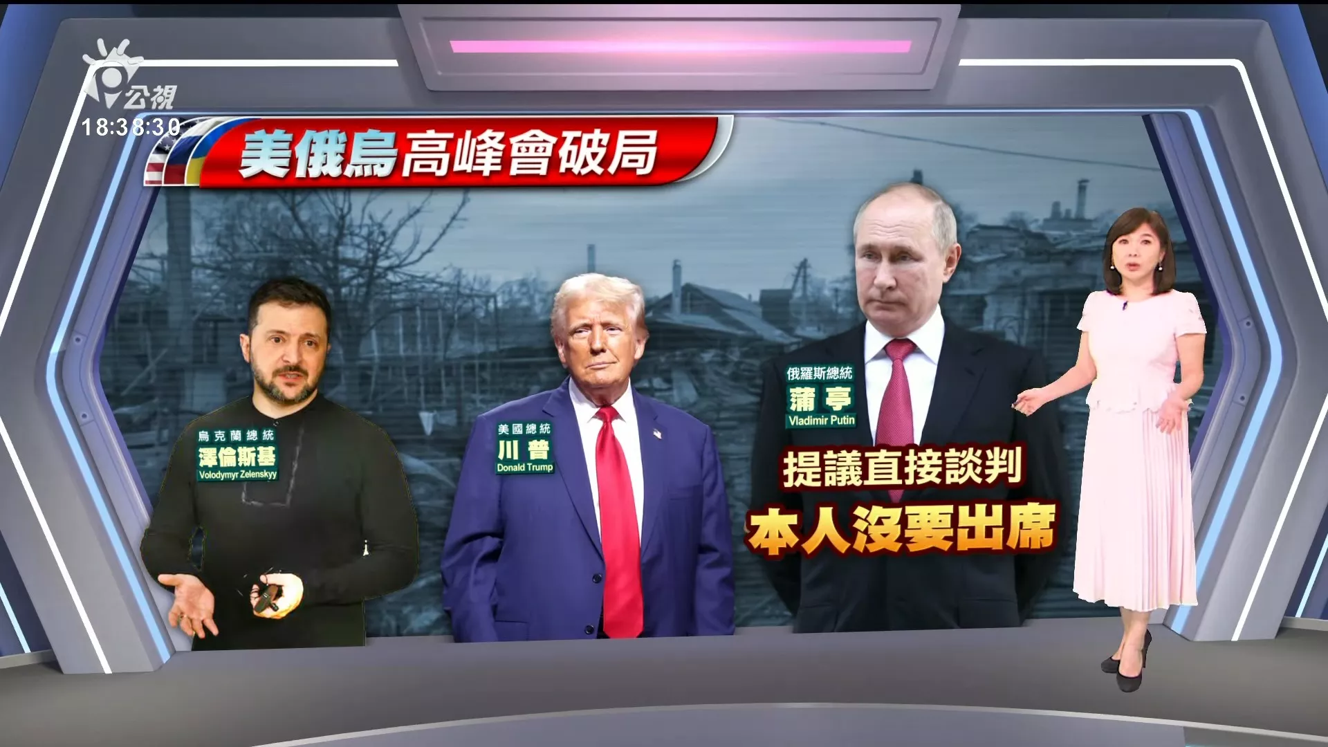 20250515｜美俄烏高峰會破局，川普、蒲亭不赴土耳其參與俄烏談判