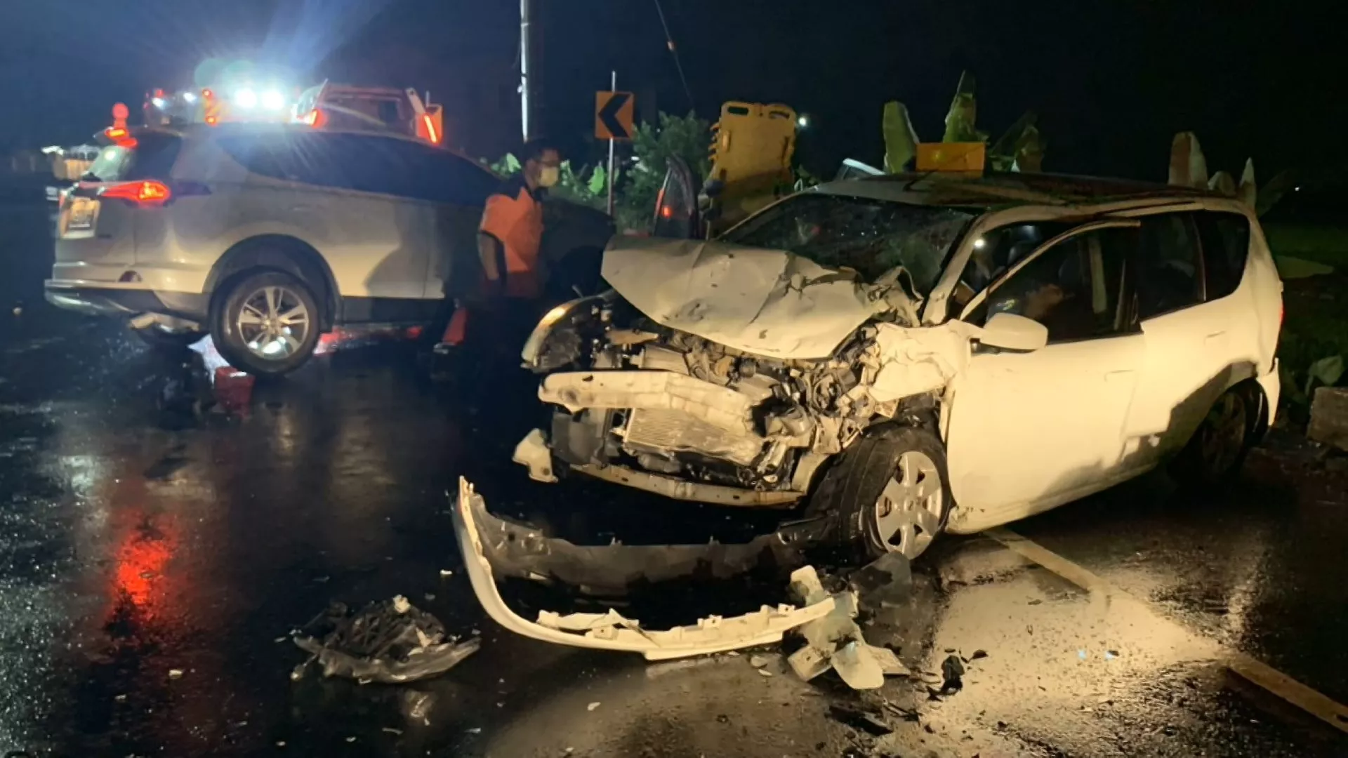 2 mobil di Distrik Houbi, Tainan saling bertabrakan, nyawa 3 korban melayang