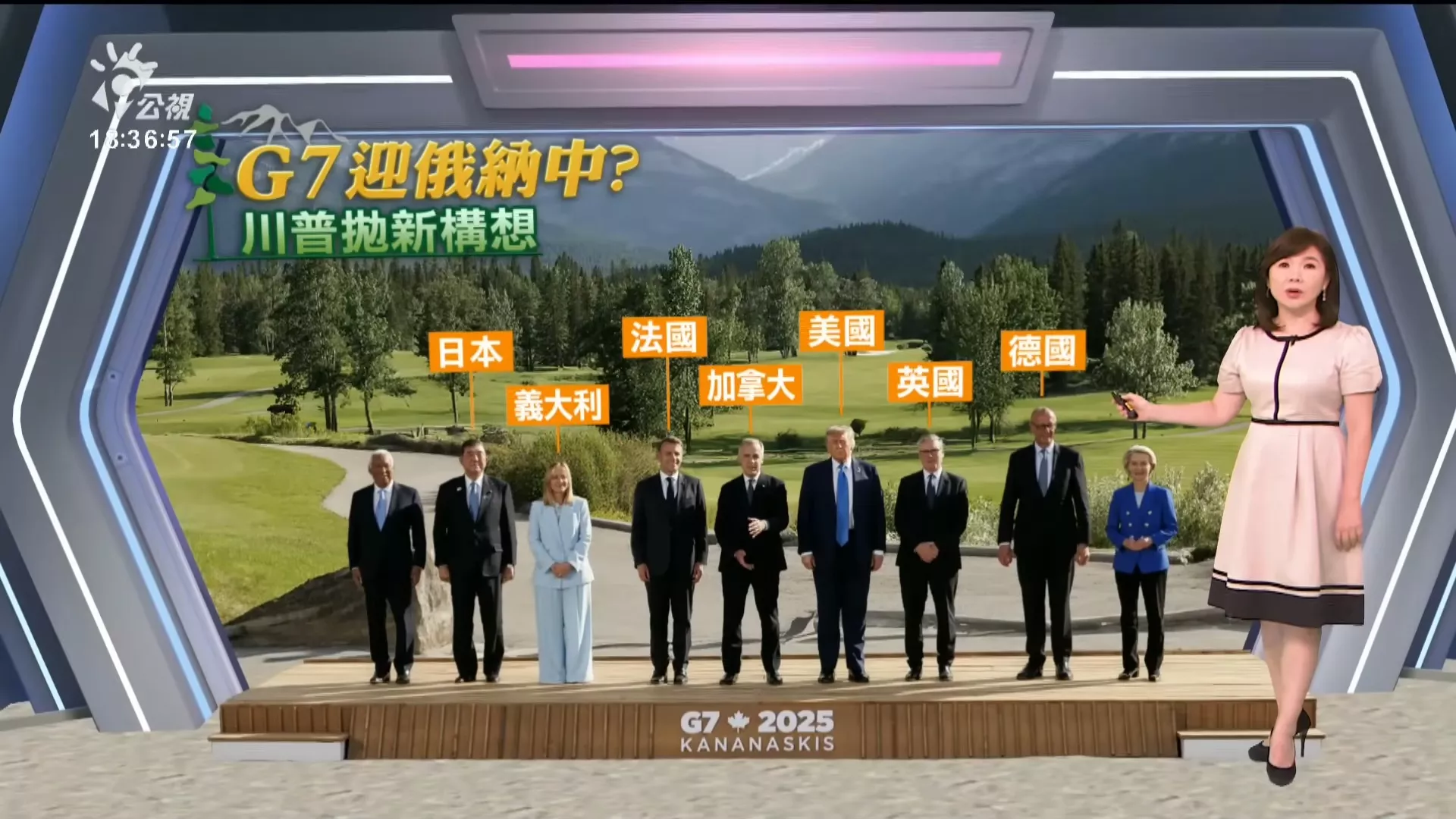  20250617｜Ｇ７擴充成Ｇ９？川普拋新構想，可重納俄羅斯、不排斥中國加入