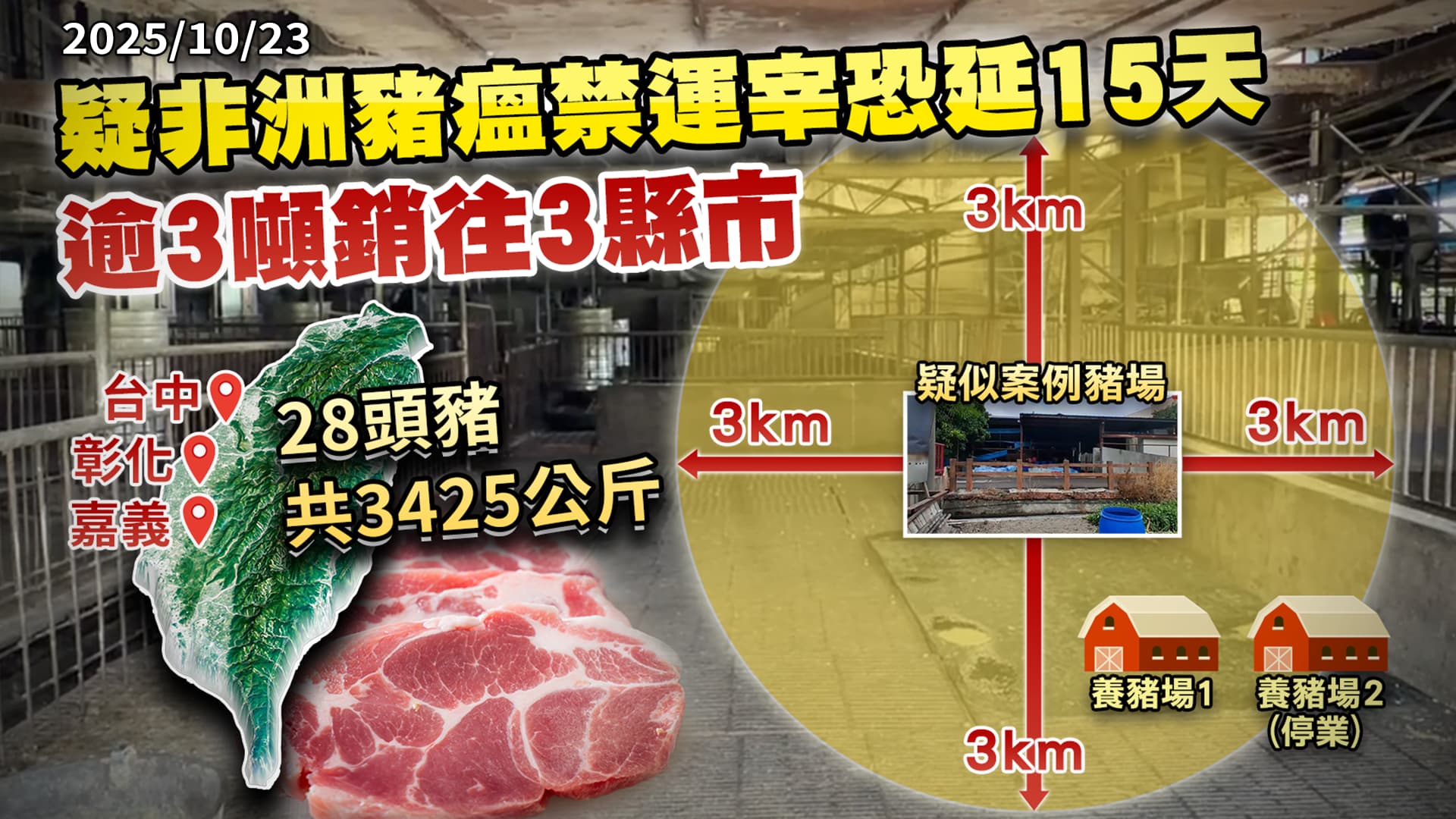 99.9%確定非洲豬瘟!禁運宰恐延15天 "非典型症狀"逾3噸銷往共8縣市? ｜公共電視 - 尖鋒對話