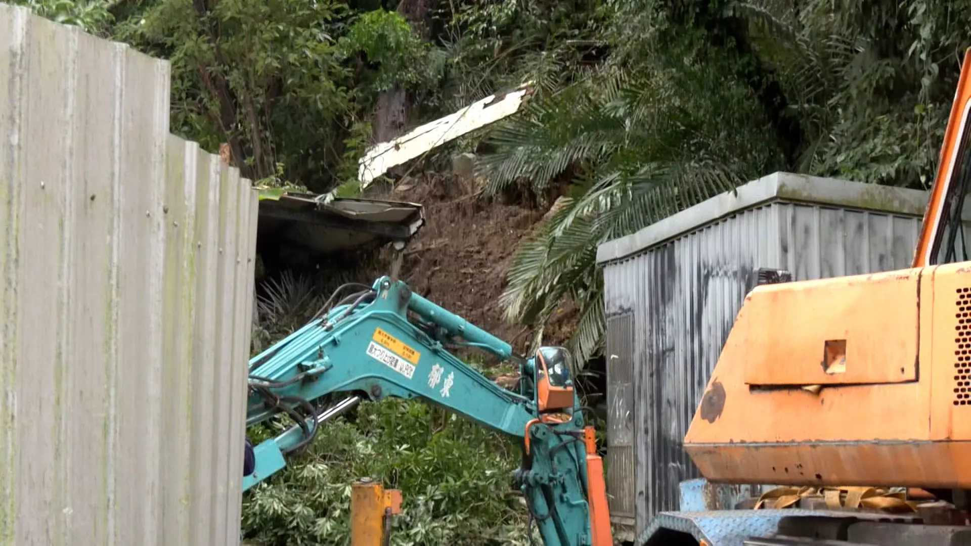 Dampak hujan, terjadi longsor di Nangang, curah hujan Shilin/Beitou 2.000 mm