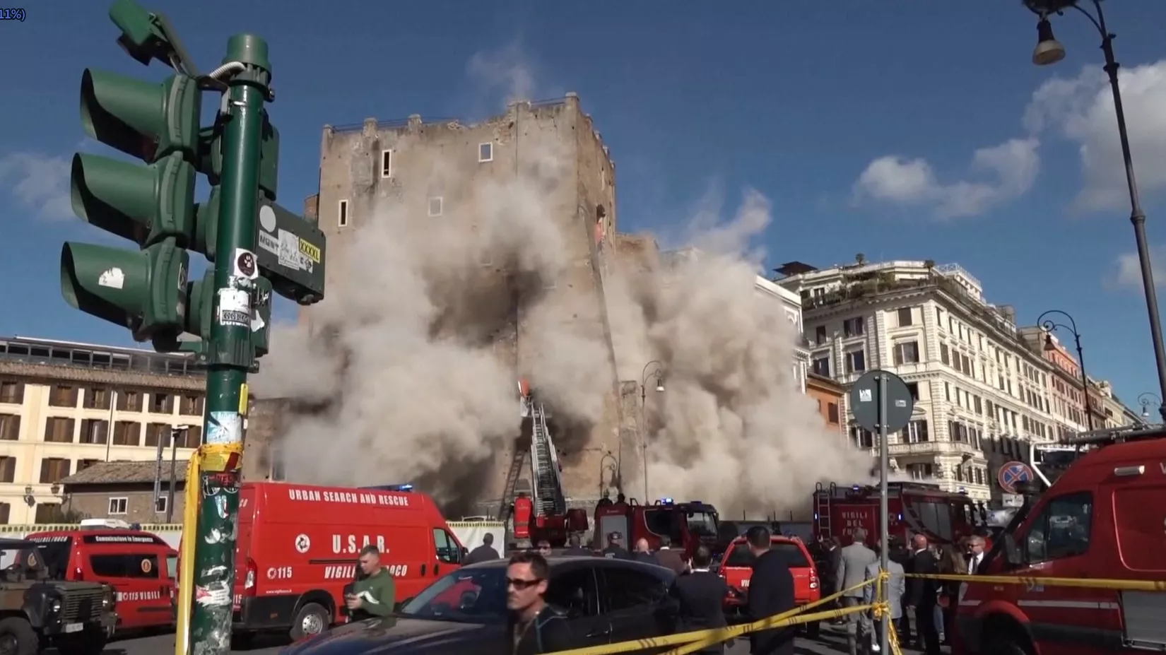 羅馬「孔蒂塔樓」崩塌 1工人牢12點鐘重傷死亡