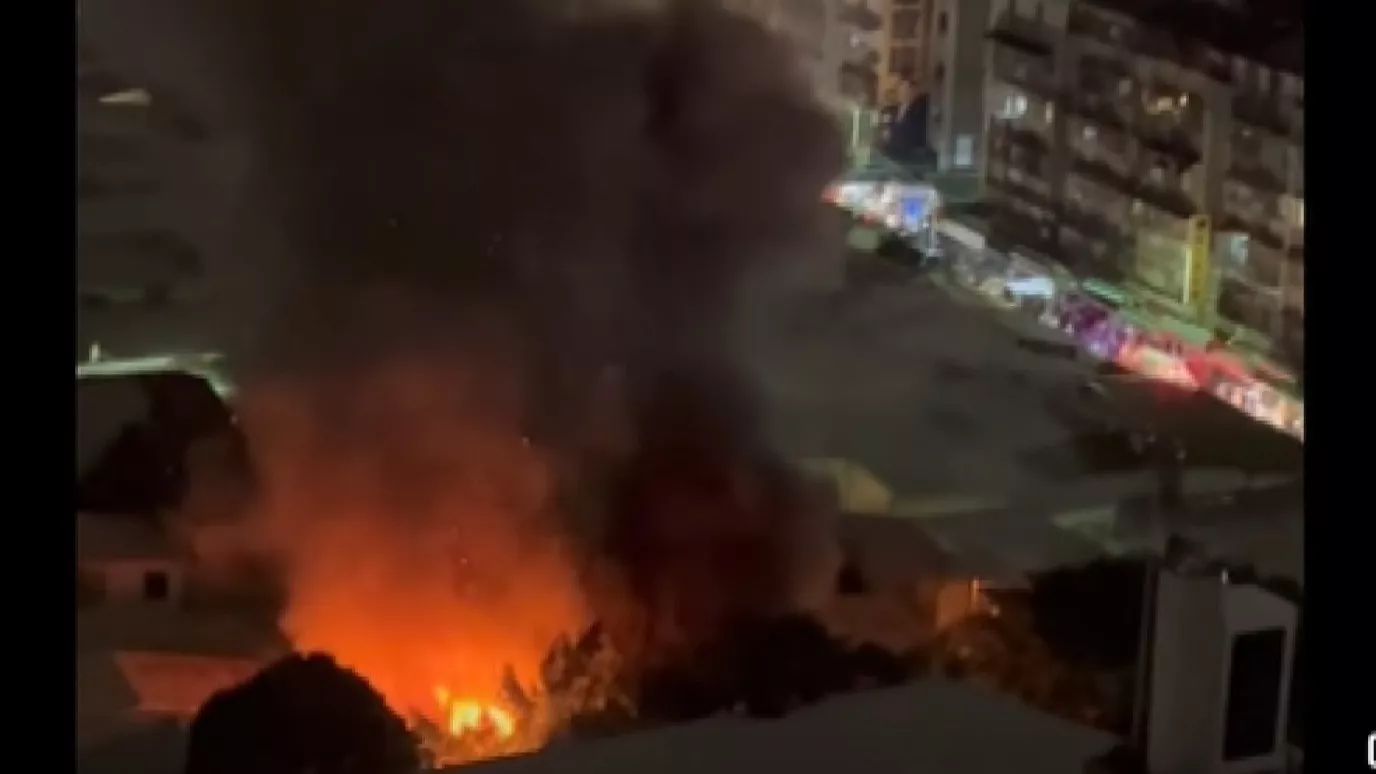 Api yang melalap gubuk di Pasar Shuanghe, Distrik Wanhua berhasil dipadamkan