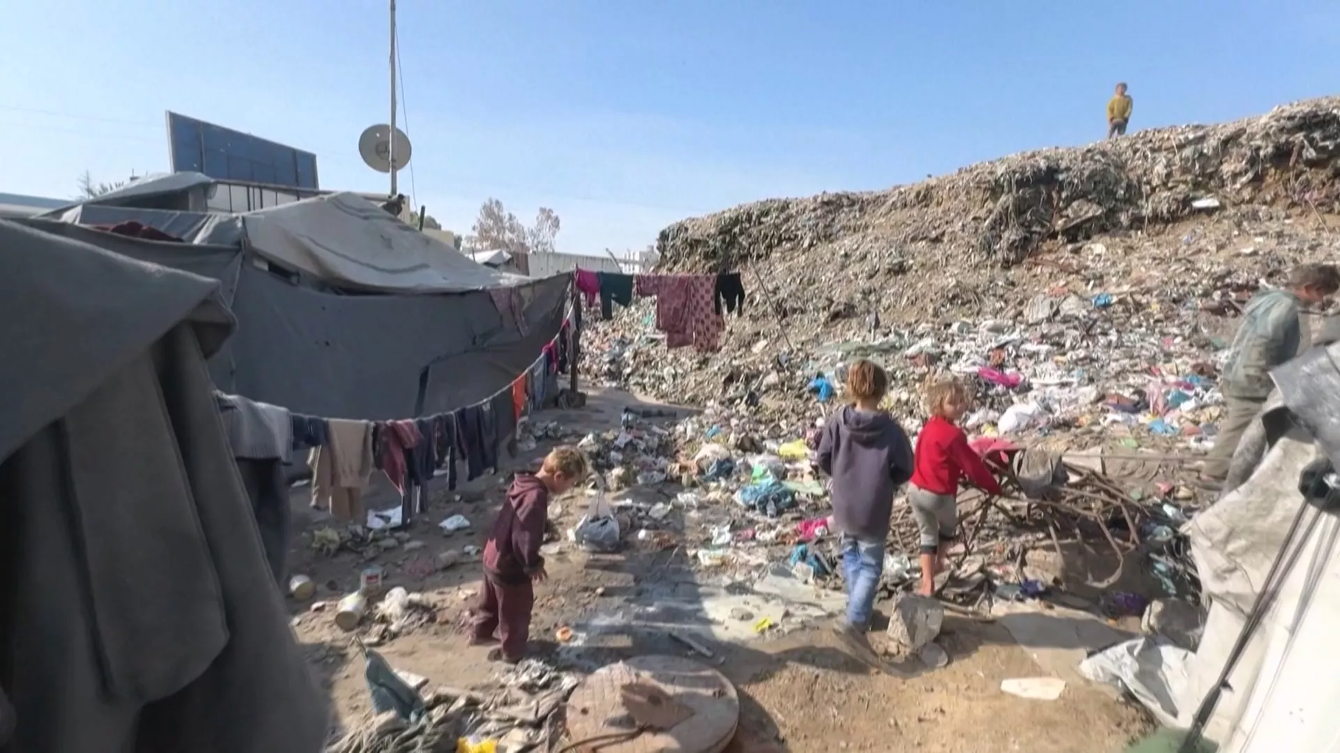 加薩停火後垃圾問題嚴重 當局憂污染引發傳染病