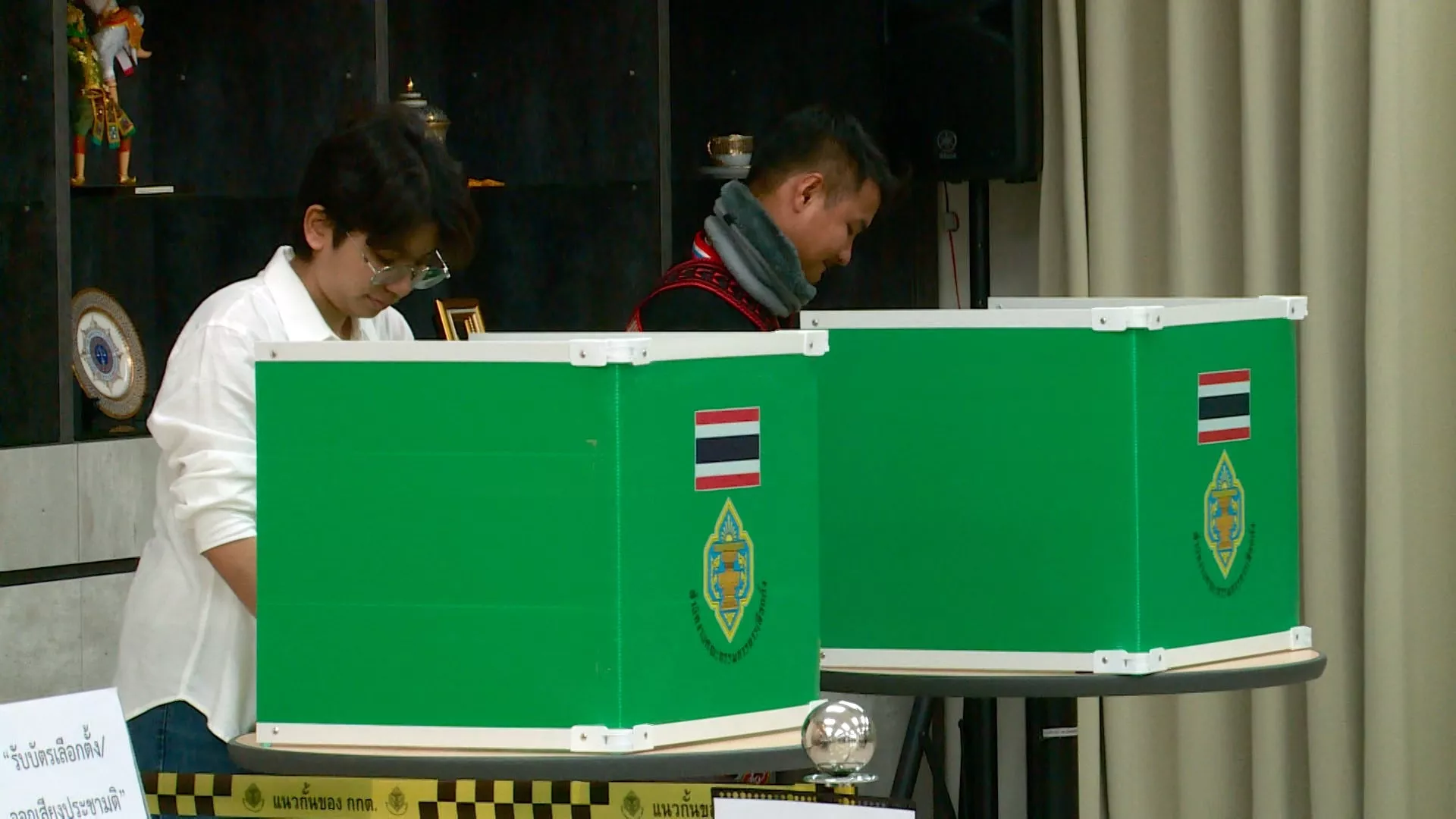 ชาวไทยในไต้หวันแห่ใช้สิทธิเลือกตั้ง-ลงประชามติปี 69