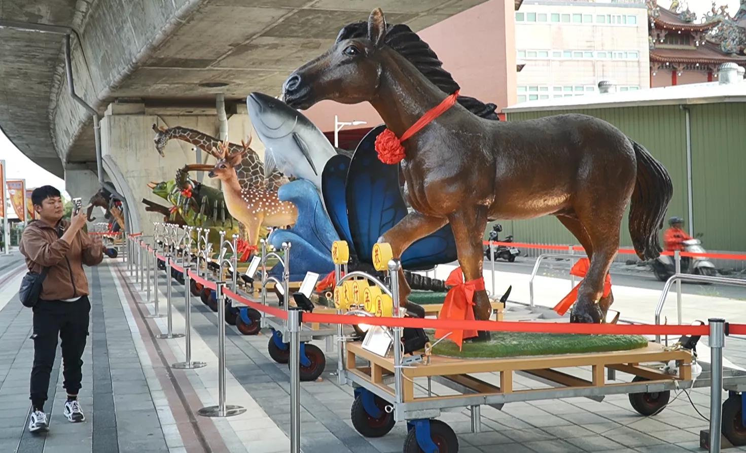 屏東玉皇宮50週年 連紲3工舉辦"神獸市集"