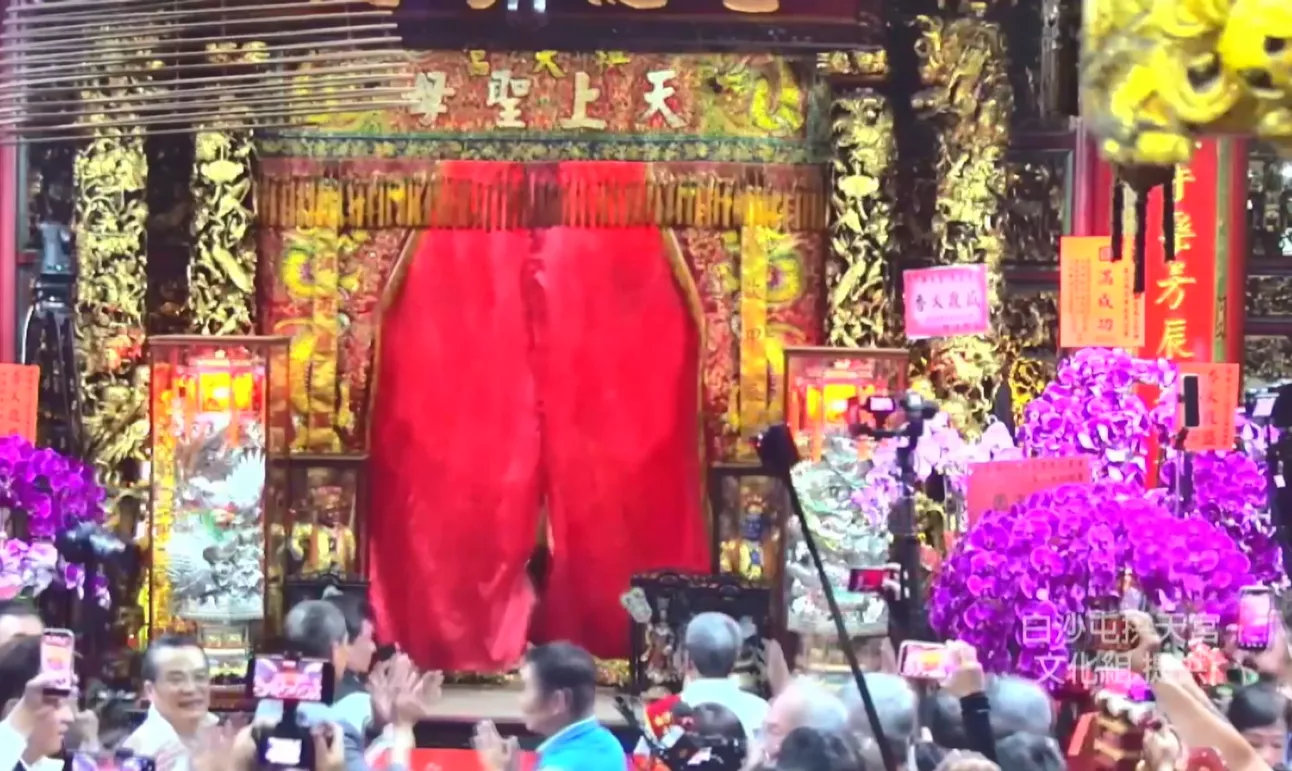 白沙屯媽進香煞鼓轉拱天宮安座 5/1才開爐