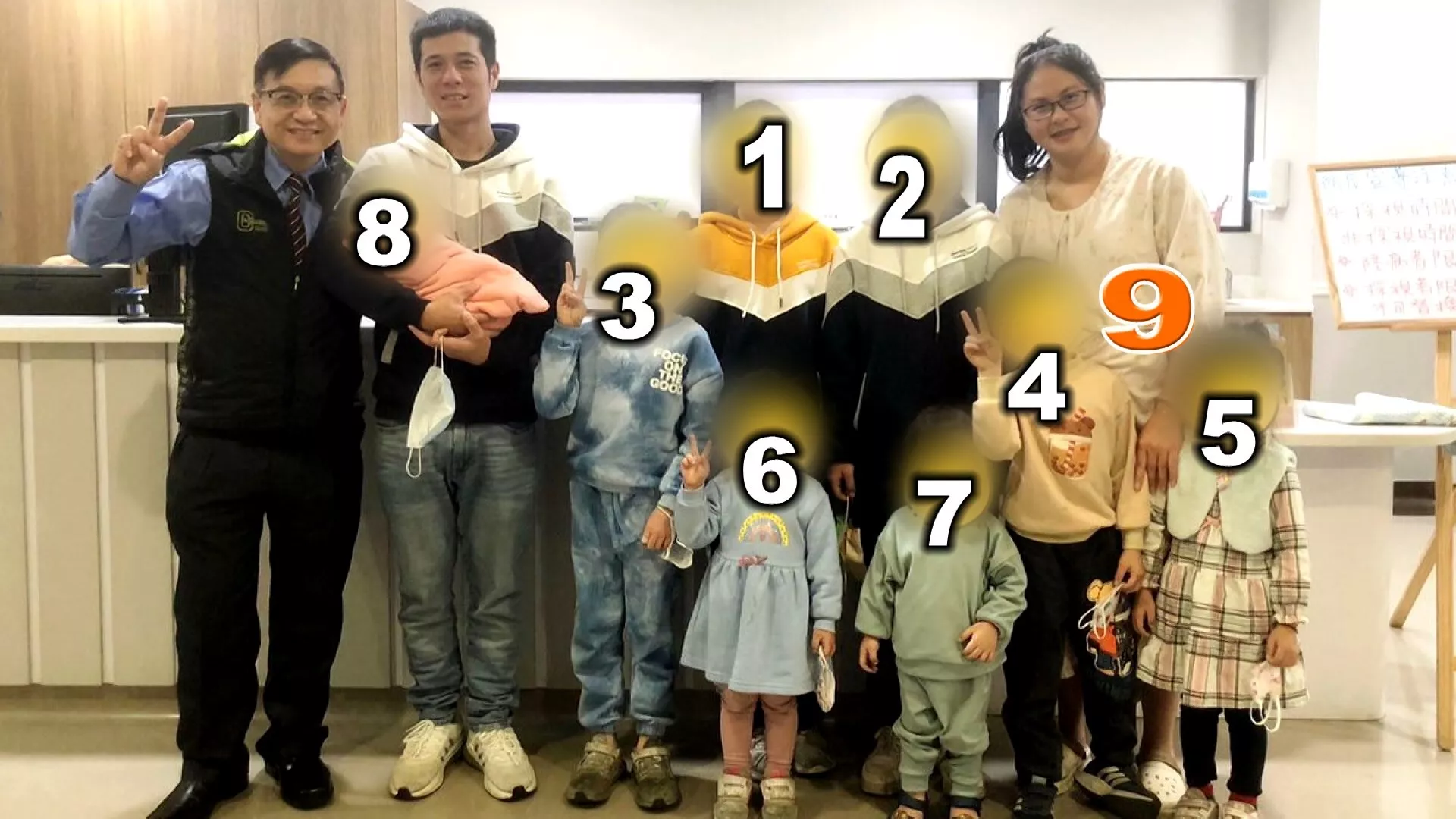 Melahirkan 8 anak dalam 16 tahun, ibu di Taichung sambut anak ke-9 akhir tahun ini