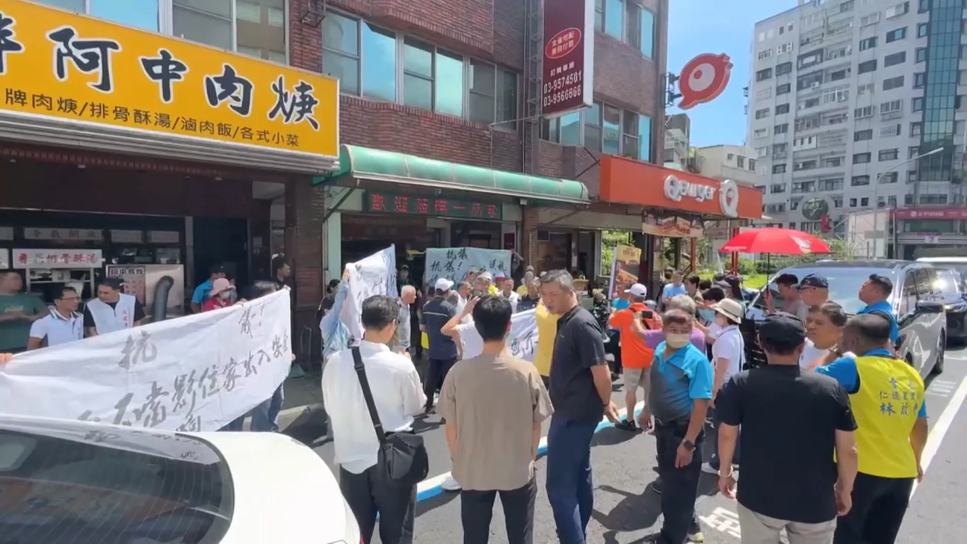 羅東居民抗議南門路標線改善 宜縣府：事前都有和在地溝通