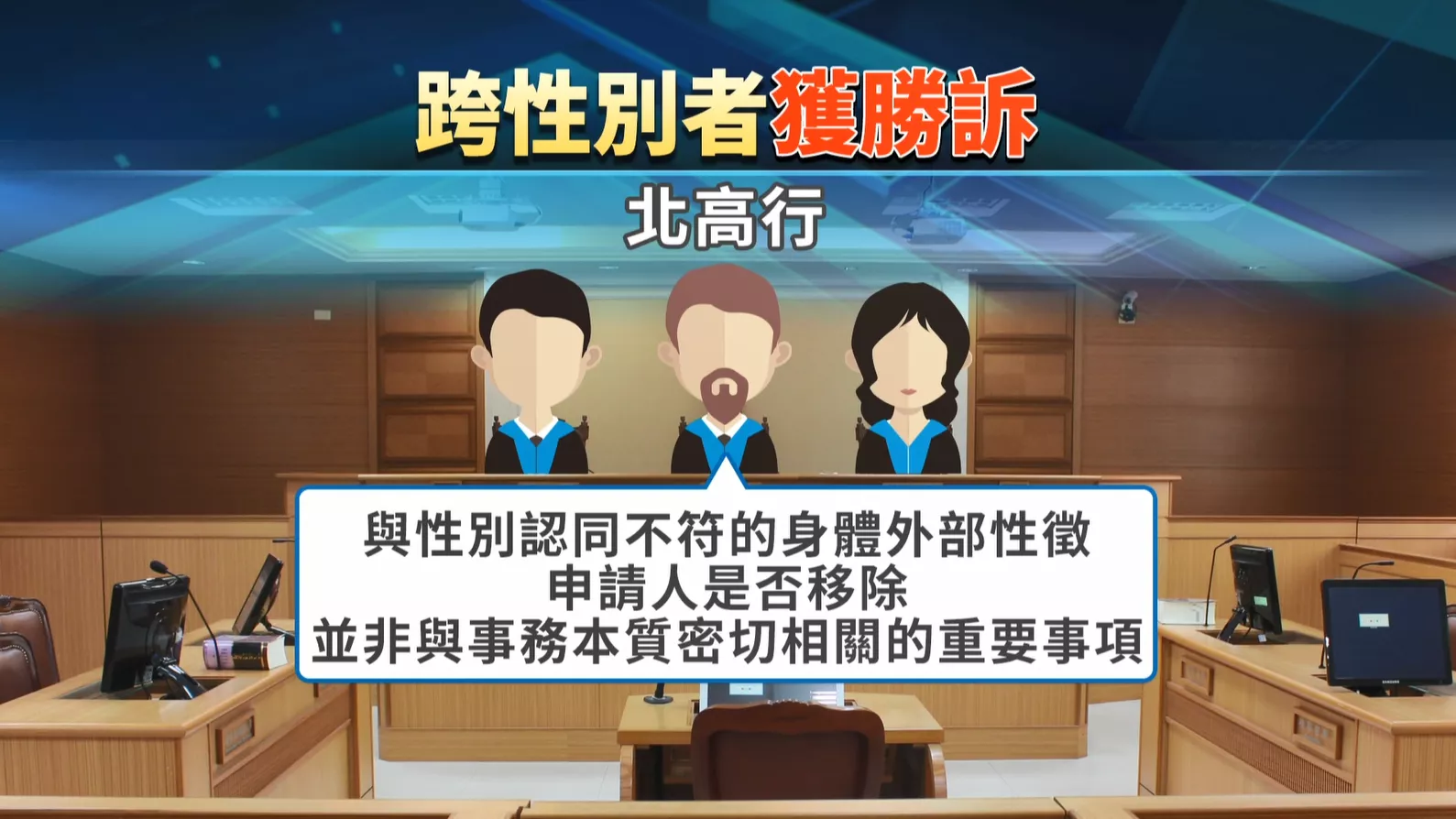 國內12位跨性別者勝訴 免做手術通變更登記