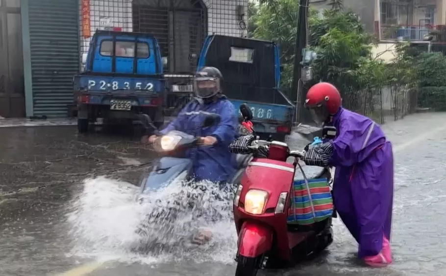 今年六月米克拉颱風超大豪雨造成多處淹水。