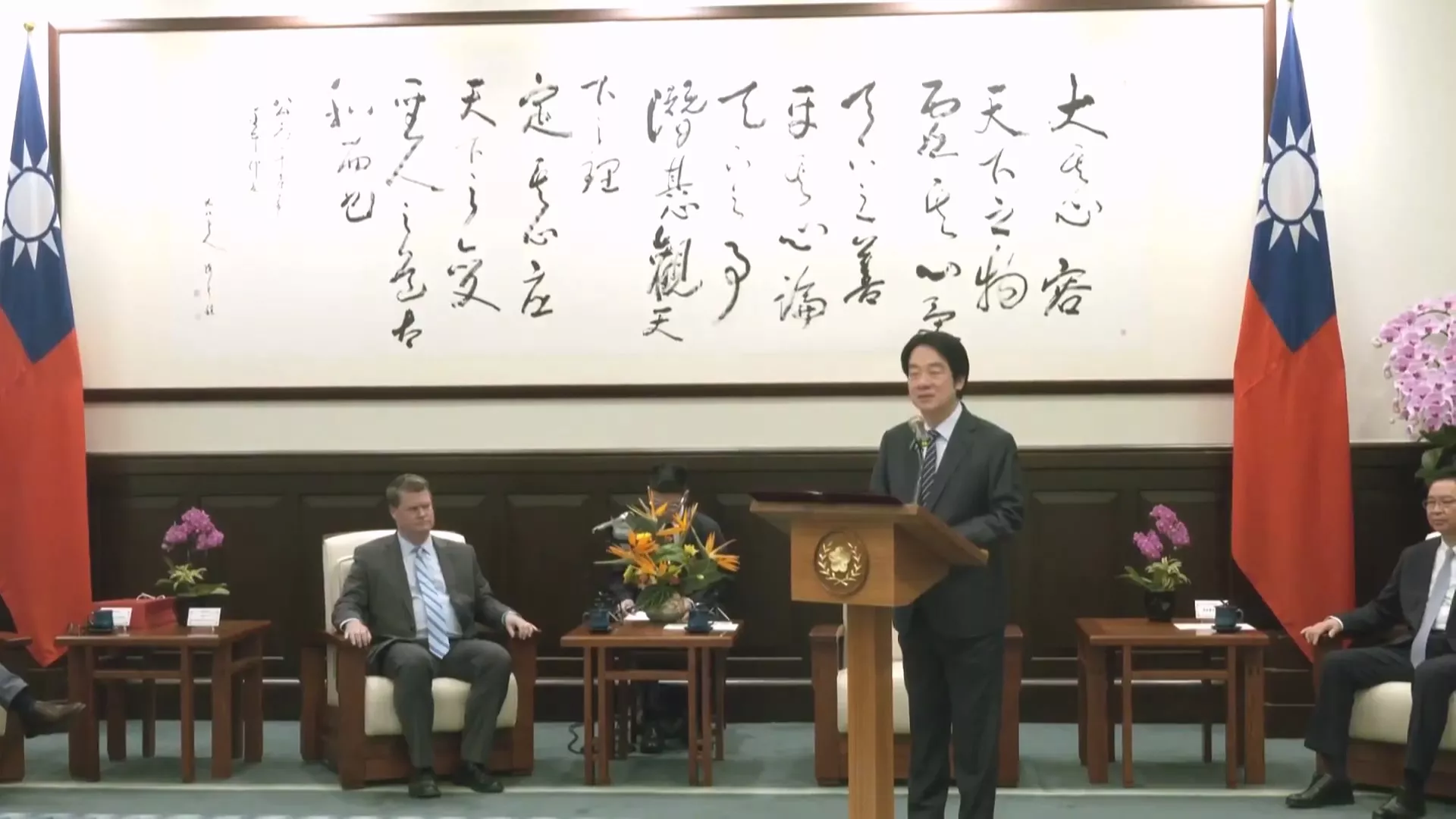 賴清德見美印太智庫訪團 重申打造無人機體系重要性