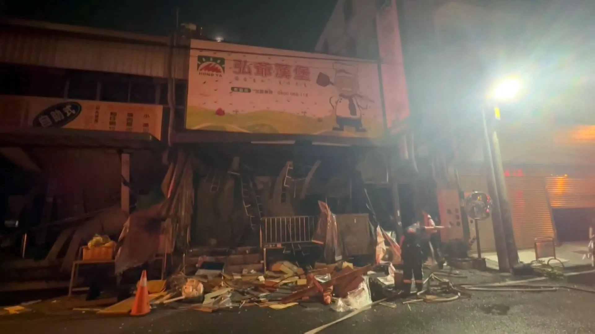 Toko sarapan pagi di Changhua alami ledakan gas, tak ada korban jiwa cedera