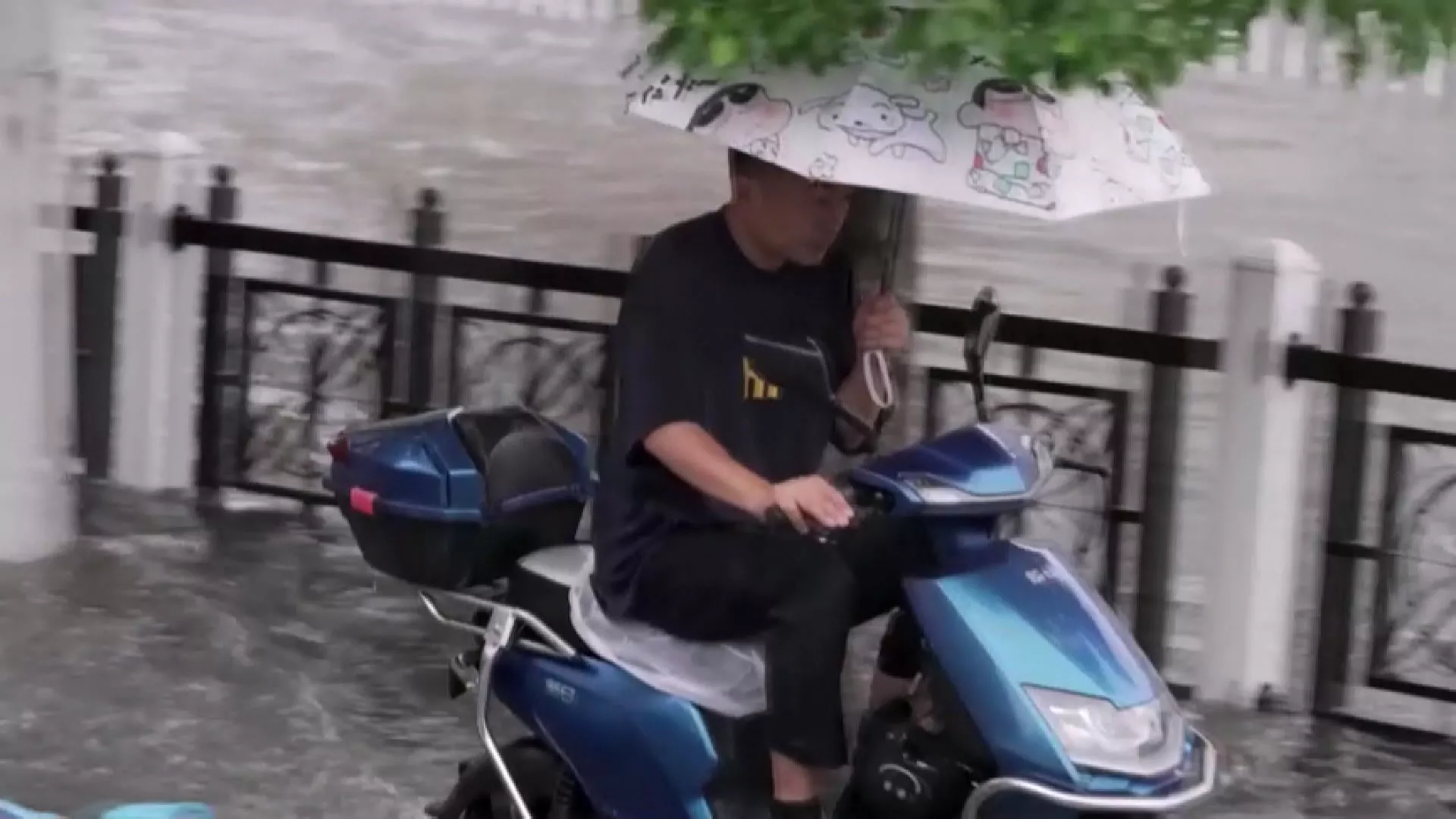 白海豚橫掃中國內陸 襄陽積水近萬人撤離