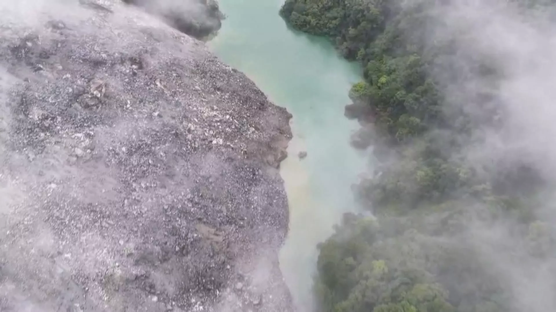 花蓮山區豪雨特報 萬里溪堰塞湖啟動預防性撤離
