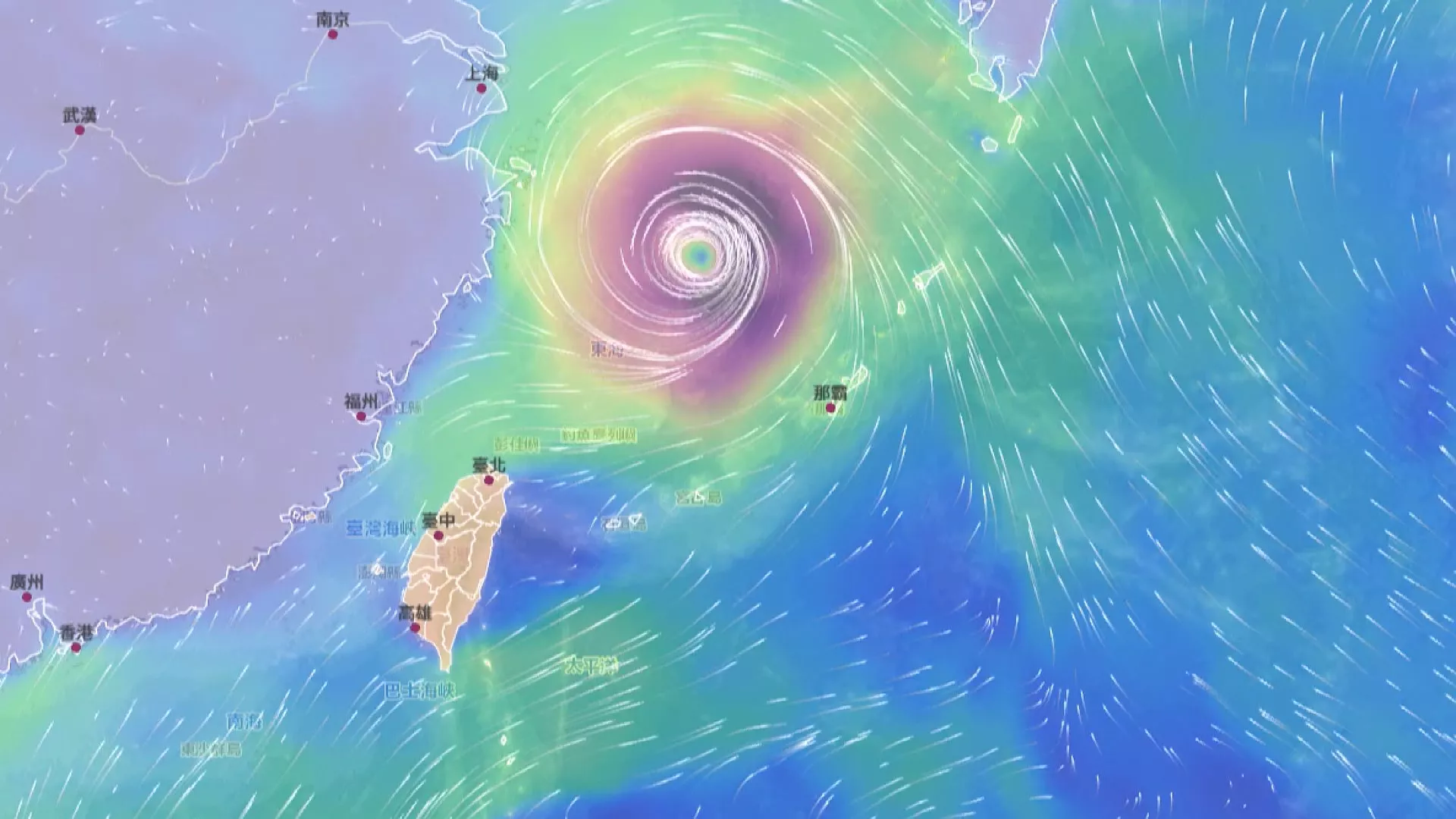 沙德爾海警估掠過北部海面 南部地區須防大豪雨