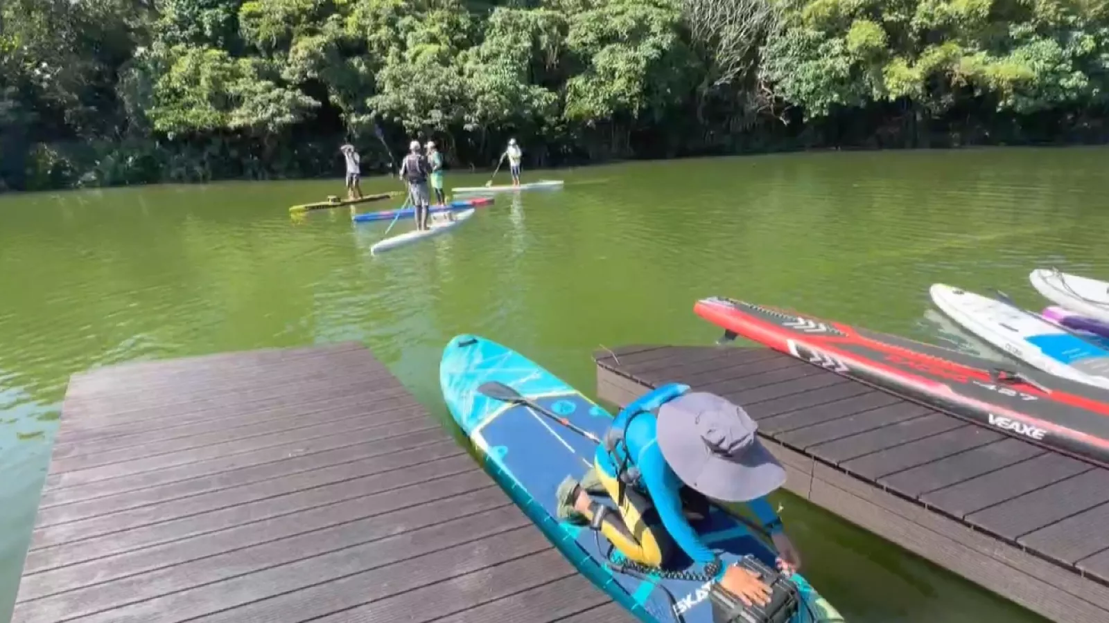 宜蘭大湖風景區9/26開園 SUP玩家受邀搶先體驗
