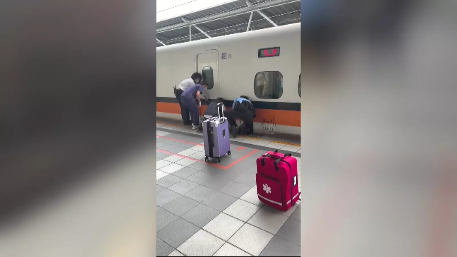 高鐵台南站乘客疑身體不適落軌 遭依公共危險罪送辦