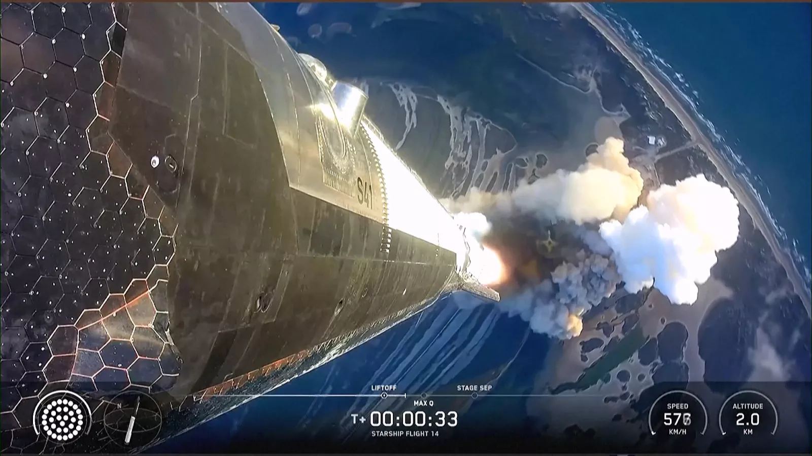 SpaceX星艦首進入地球軌道 完成部署26顆衛星