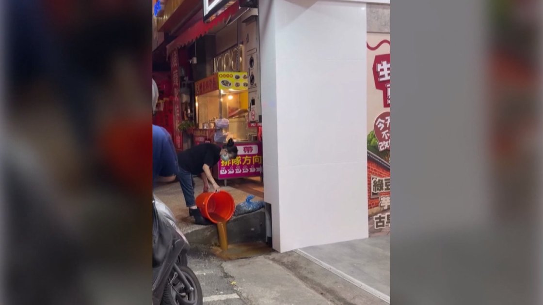 麵店廚餘廢水疑倒水溝 彰化環保局將派員稽查