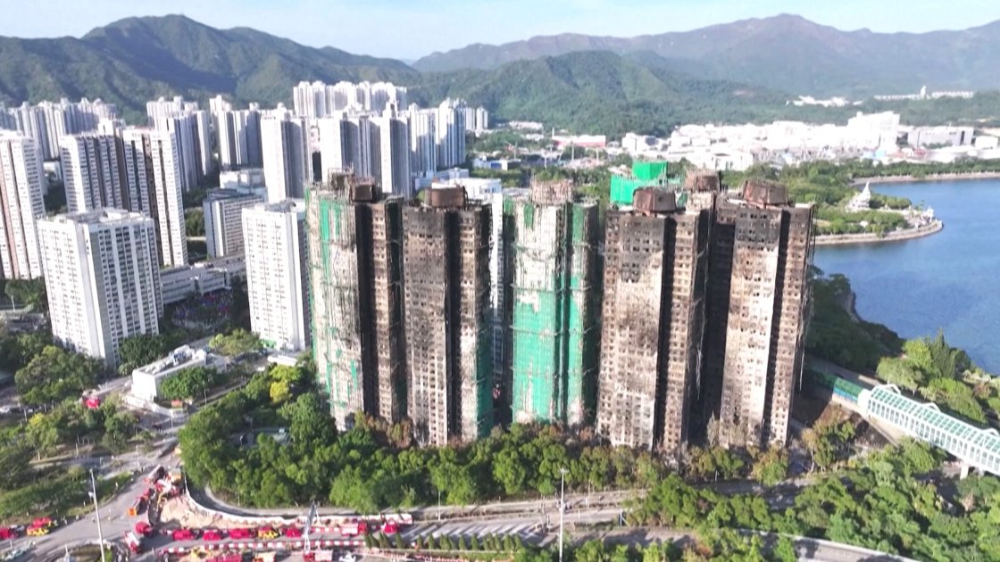 港府公布宏福苑大火調查報告 竹子鷹架圍網屬易燃材質釀災