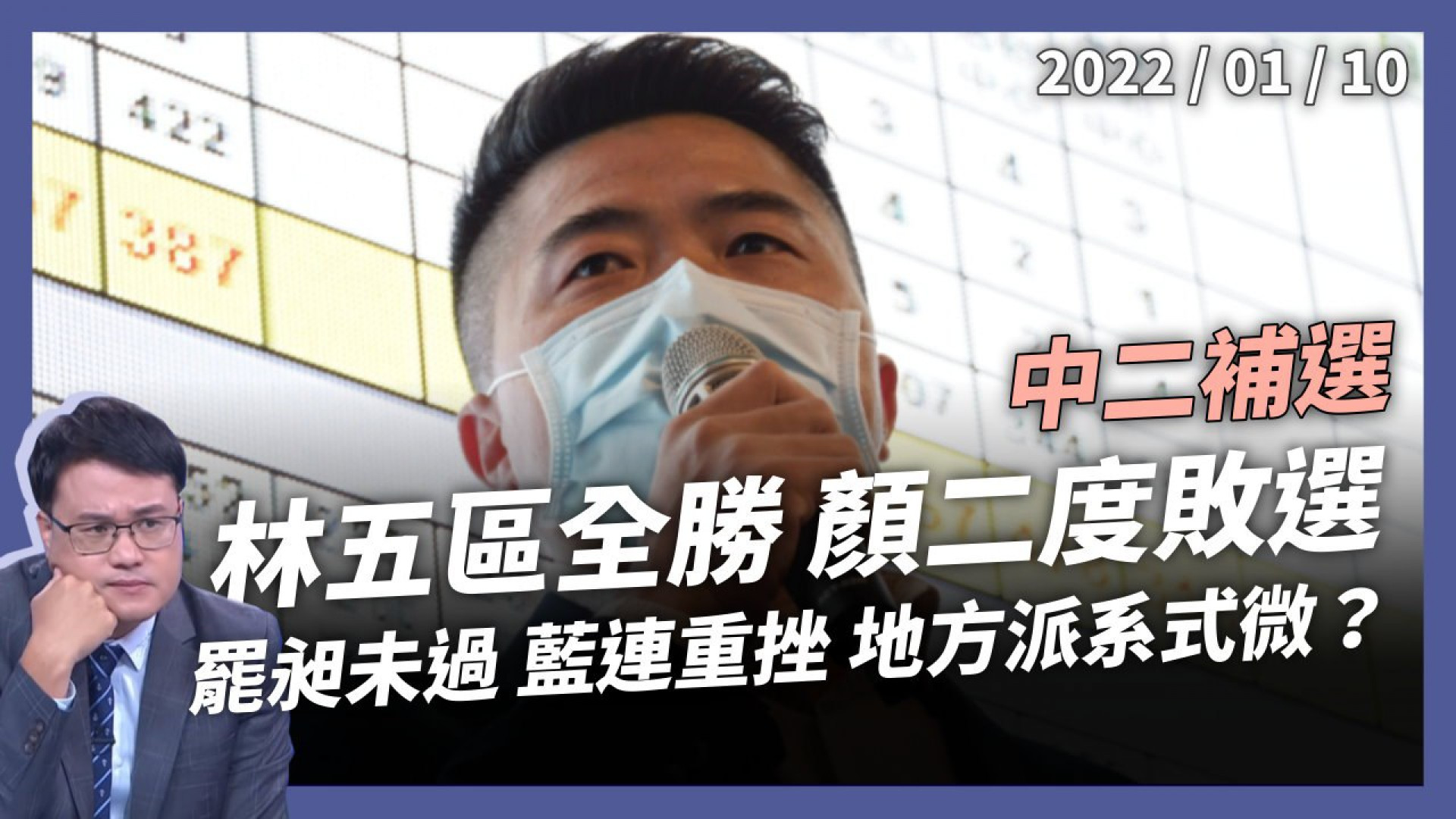 林靜儀5區全勝！林昶佐安全過關！