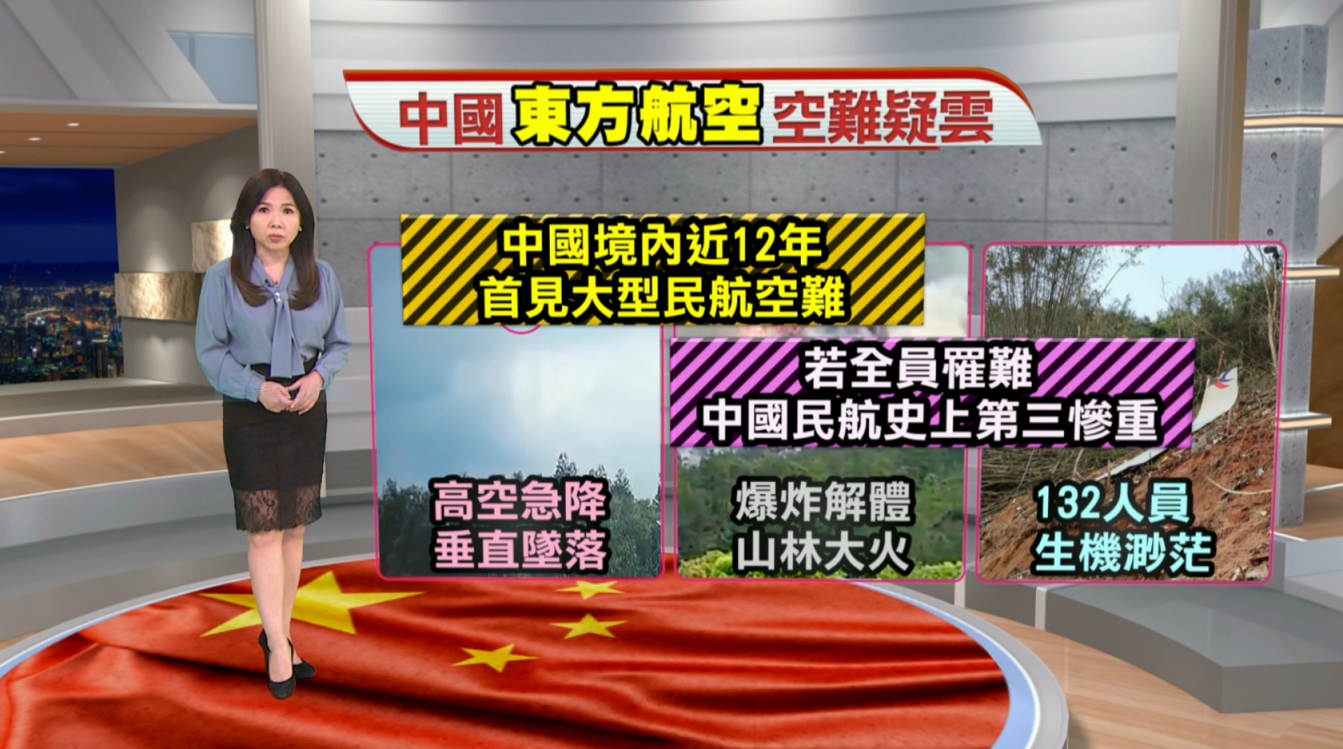 2022/03/22 新聞全球話｜ 人為？機械？東航客機「斷崖式」墬落